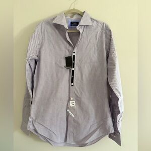 Esquire Slim Fit Non-Iron Button Down Shirt 15.5 / 34-35 NWT